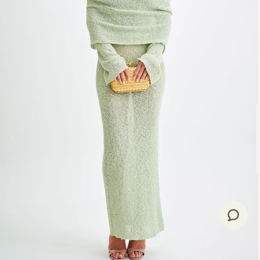Meshki Sage Green Maxi Dress